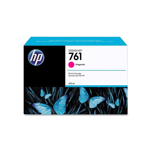 Cartucho De Tinta Hp 761 Magenta 400 Ml Cm993A