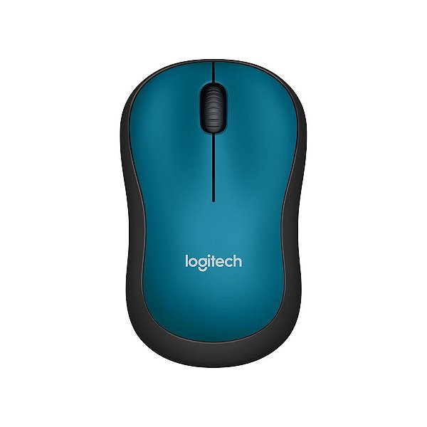 Mouse Logitech M185 1000 Dpi Usb Sem Fio Azul