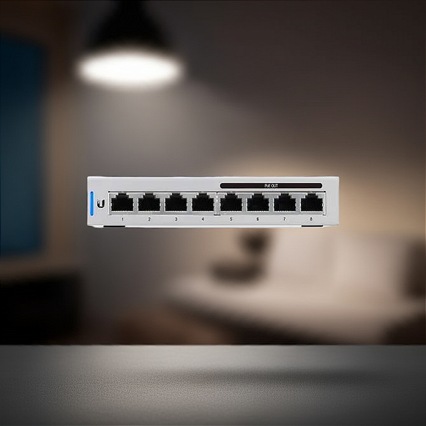 Switch Ubiquiti UniFi 8P (4P) PoE US-8-60W I