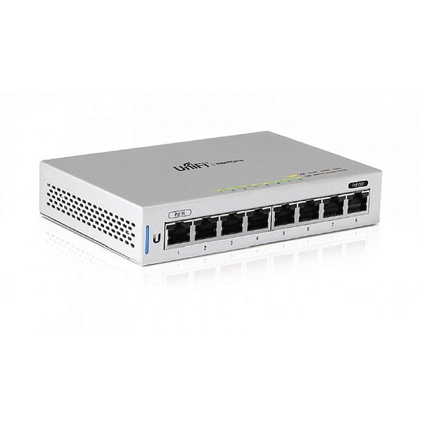 Switch Ubiquiti UniFi 8P (4P) PoE US-8-60W I