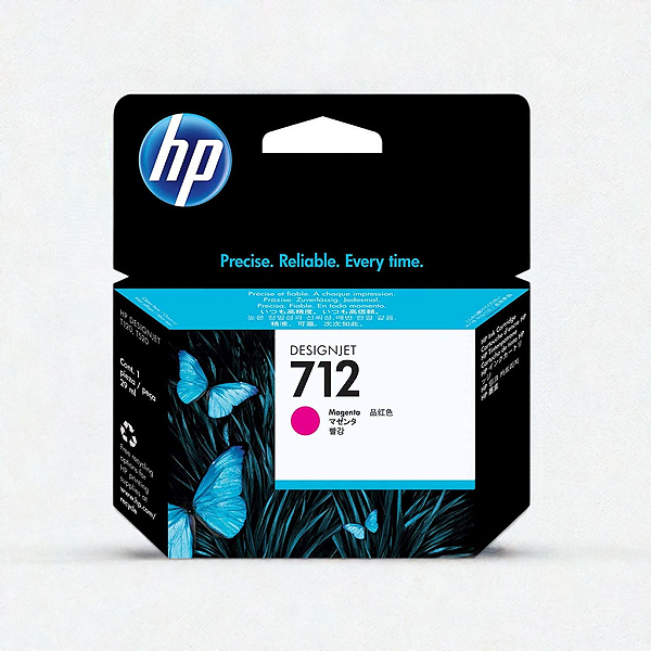 Cartucho De Tinta Hp 712 Magenta Pluk 29Ml 3Ed68A