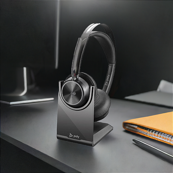 Headset Poly Voyager Focus 2 Teams Usb-A Com Base 77Y87AA
