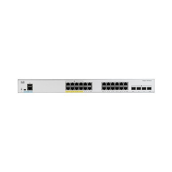 Switch Cisco Catalyst 1000 24 Portas GbE PoE 4 Portas SFP C1000-24T-4X-L