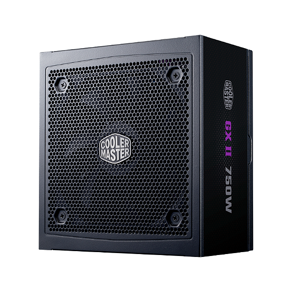 Fonte 750W Cooler Master Gxii Gold Modular PCF Ativo Preto 80 Plus Gold