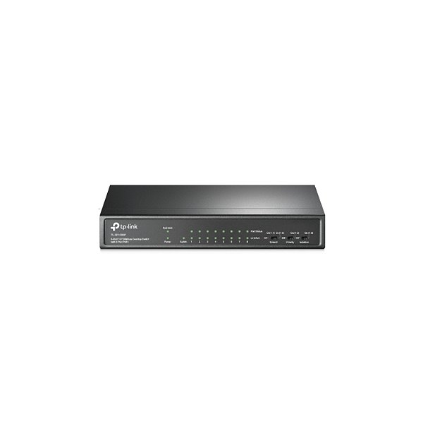 Switch Tp-link de Mesa 10/100 9 Portas (8 Portas Poe+) - TL-SF1009P