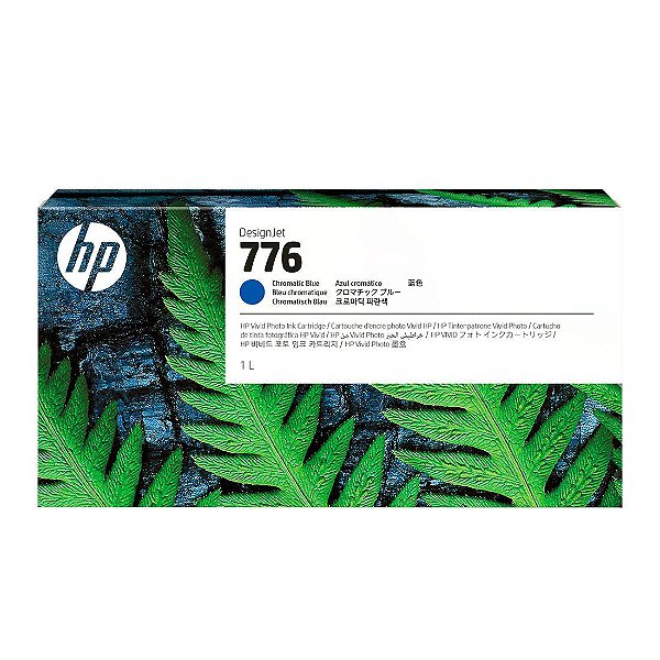 Cartucho de Tinta HP 776 Azul Cromático 1L PLUK 1XB04A