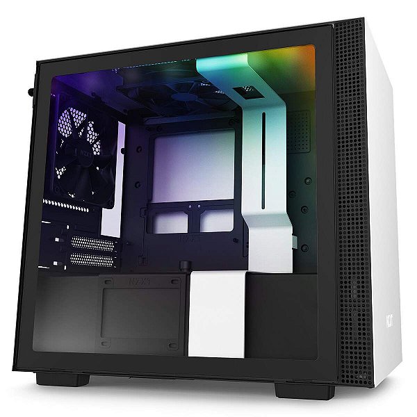 Gabinete NZXT H210i Matte White Mini-itx C/Controladora De Fans Ca-h210i-w1