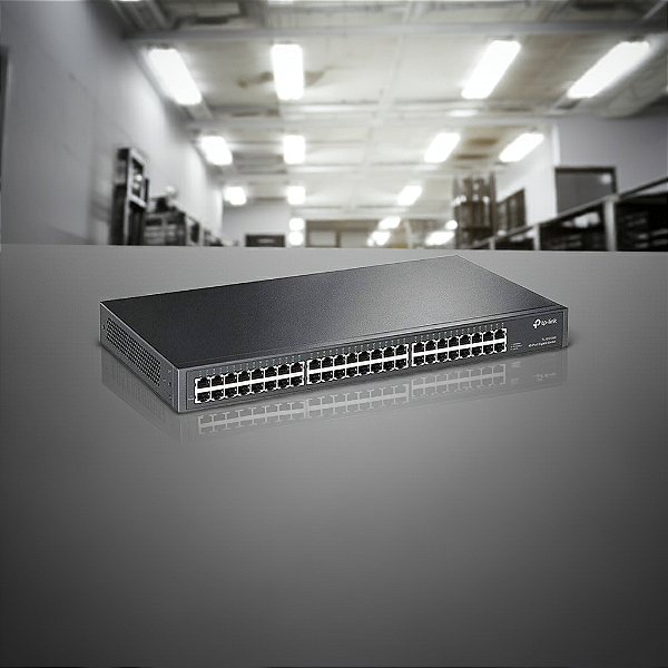Switch 48P Tp-Link Tl-sg1048 Smb Gigabit Montável Em Rack