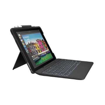 Capa C/Teclado Logitech Slim Combo P/Ipad Pro De 10,5" Preto 920-008376