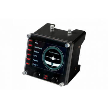 Cont. Simulacao Logitech Painel De Instrumentos Lcd Pro Preto 945-000027
