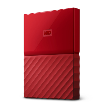 HD Externo 4Tb WD My Passport Vermelho 2,5" Usb 3.0 -Wdbpkj0040Brd-Wesn