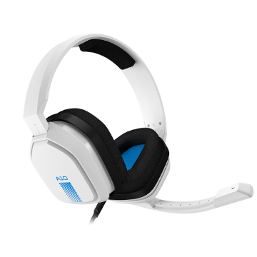 Headset Gamer Astro A10 Branco/Azul Para Ps4/Nin Switch/Pc