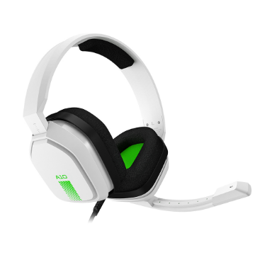 Headset Gamer Astro A10 Branco/Verde Para Xbox One/Nin Switch/Pc