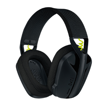 Headset Gamer Sem Fio Logitech G435 Lightspeed ¿ Preto - 981-001049