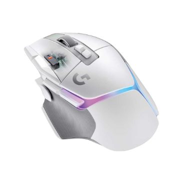 Mouse Gamer Sem Fio Logitech G502 X Plus Lightspeed Rgb Lightsync Branco