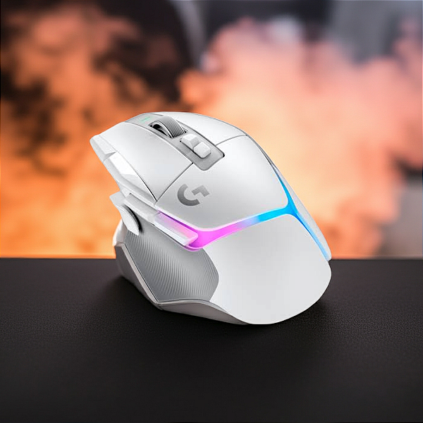 Mouse Gamer Sem Fio Logitech G502 X Plus Lightspeed Rgb Lightsync Branco