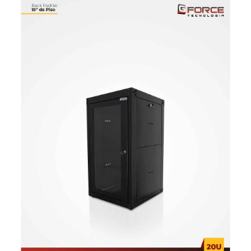 Rack Servidor Gforce Padrao 19 Pol 20U X 570 Piso Desmontavel Acrilico Pt