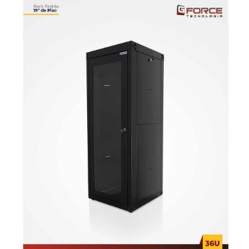 Rack Servidor Gforce Padrao 19 Pol 36U X 570 Piso Desmontavel Acrilico Pt