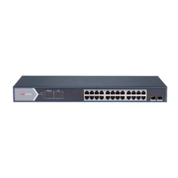Switch 24 Portas Gb Poe 2 Portas Hikvision Uplink 802.3 Af/At Ds-3E1526P-Si