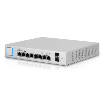 Switch 8P Ubiquiti Us-8-150W-Br Rack Gigabit 02 Sfp Giga Gerenciavel