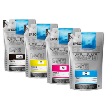 Tinta Ultrachrome Epson T46C620 Amarela Fluorescente 1L