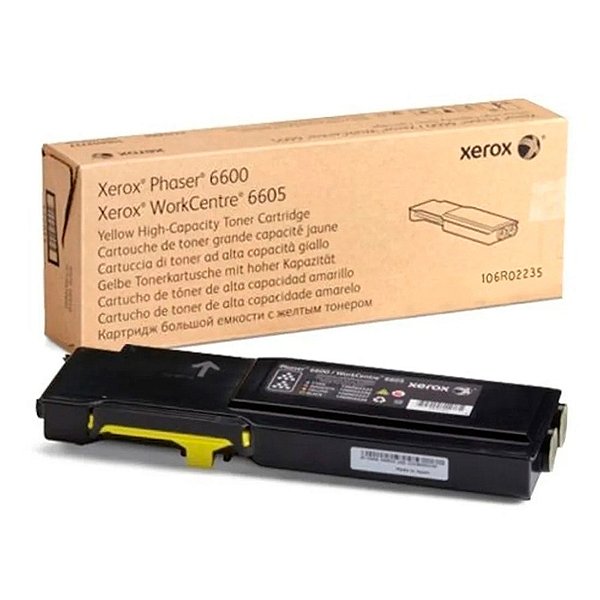Toner Xerox Amarelo 6K 106R02235NO