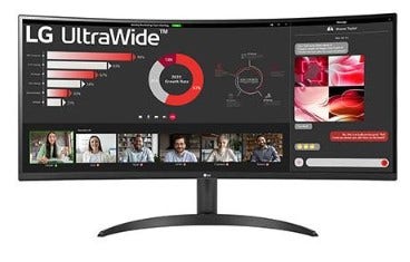 Monitor 34" LG 34WR50QC-B 100Hz 5ms UltraWide Curvo