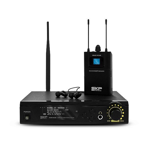 Sistema De Monitoramento Uhf Stage In Ear - Sastageinear