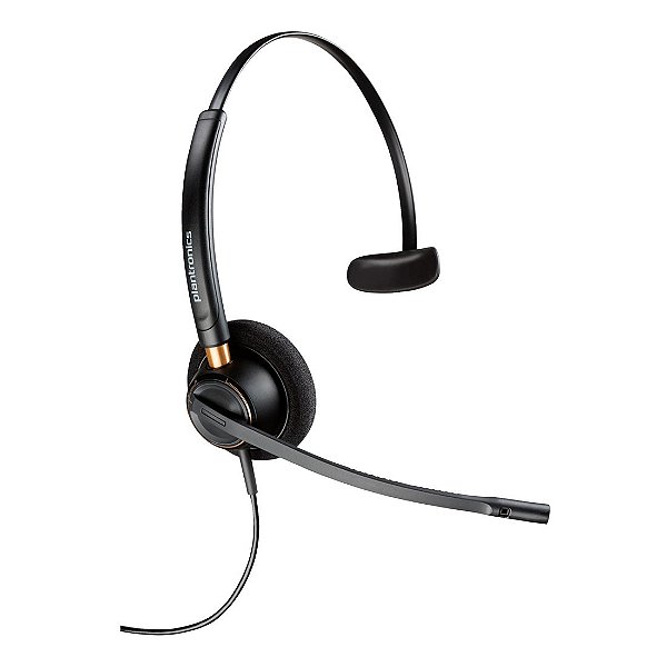 Headset Poly Ep 510 Qd Monoauricular Taa Preto 783Q1Aa