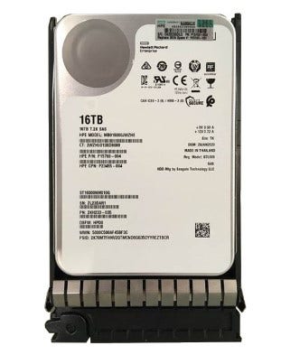 Disco Rígido Hpe Msa Sas 16Tb 7.2K Lff M2 Hdd - R3U72A