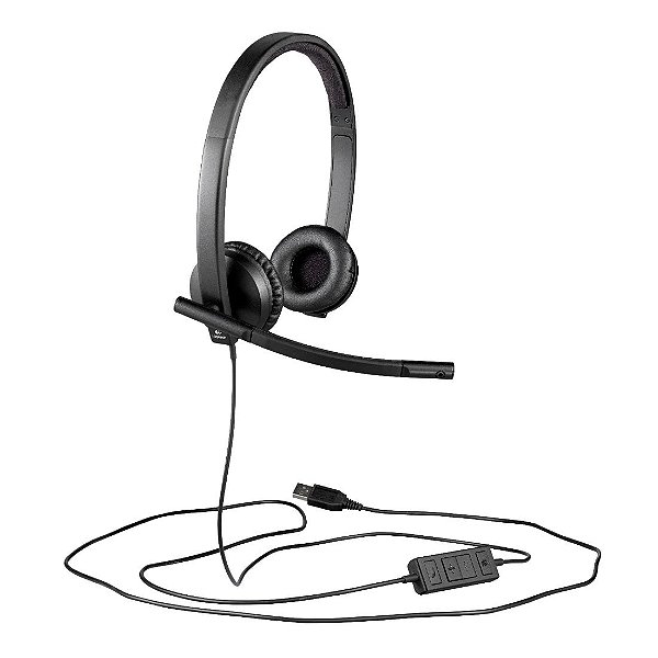 Headset Logitech H570e USB Stereo VC - 981-000574
