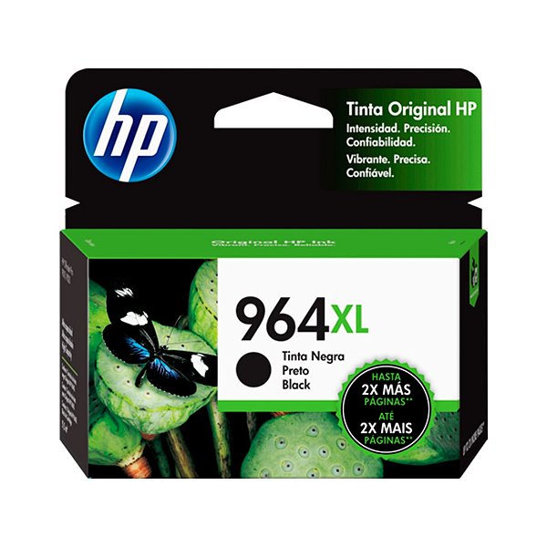 Cartucho de Tinta HP 964XL Preto 3JA57AL
