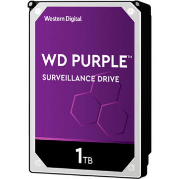 HD Wd Purple 1 Tb Para Seguranca / Vigilancia / Dvr - Wd10Purz