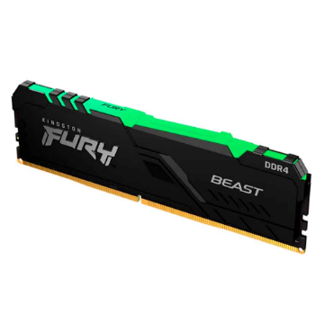 Memoria Kingston Fury Beast Rgb 16Gb Ddr4 3200Mhz Black PC Kf432C16Bb2A/16