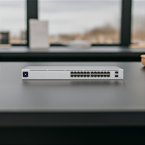 Switch 24P Ubiquiti Gerenciavel L3 Gigabit + 02 Sfp+ De 10Gb Usw-Pro-24-Poe