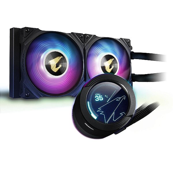 Water Cooler Gigabyte Aorus Waterforce X 240 120mm Rgb Preto