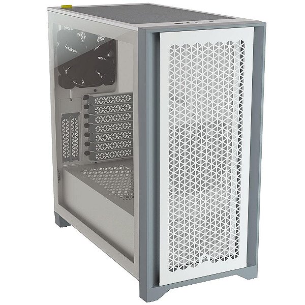 Gabinete Corsair 4000d Airflow Lateral De Vidro Atx Branco Cc-901120