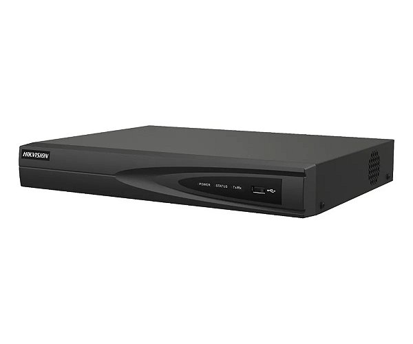 Nvr 8 Canais Com Poe Hikvision Ds-7608ni-q1/8p(c)