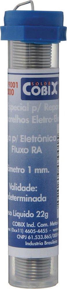 Solda Cobix Tubinho 63x37 1.0mm 22g - PC / 36