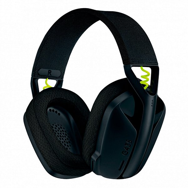 Headset Gamer Logitech G435 Preto Sem fio - 981-001049