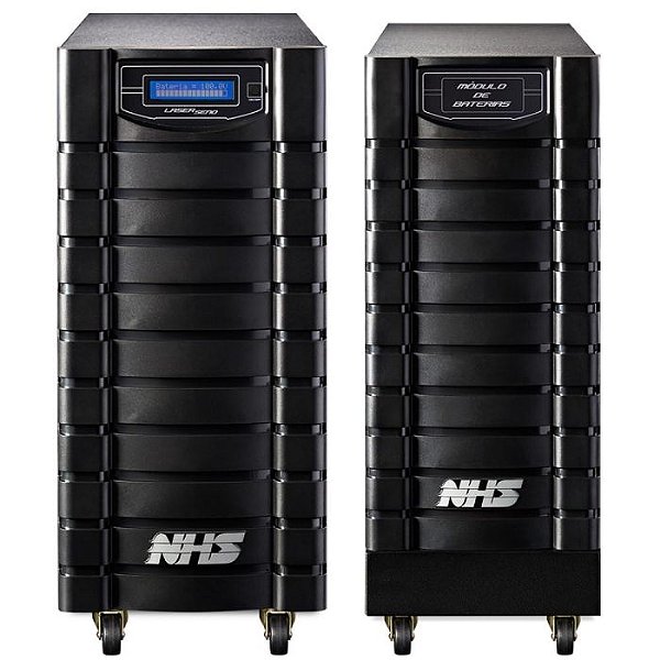 Nobreak 3.3Kva NHS Laser Senoidal EXT GIII 45Ah/USB/S.220V + Mód.6X45Ah