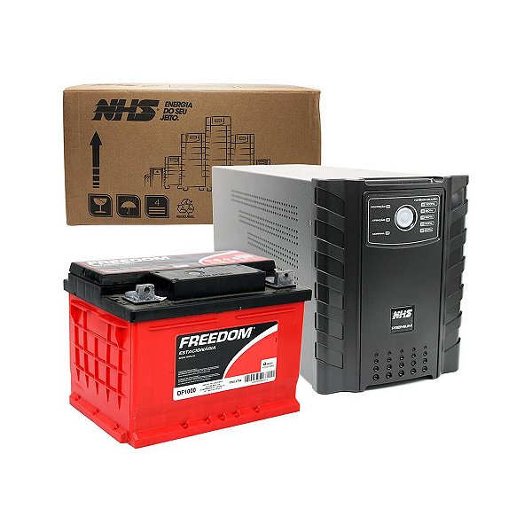 Nobreak 1.5Kva NHS Premium E.Bivolt S.120V / Conf 220V Bat.1x58Ah USB 8T