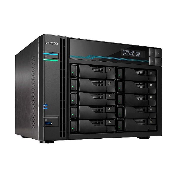 Storage Asustor 10-Baias AS7110T Intel Xeon E-2224 3.4GHz 8GB Torre