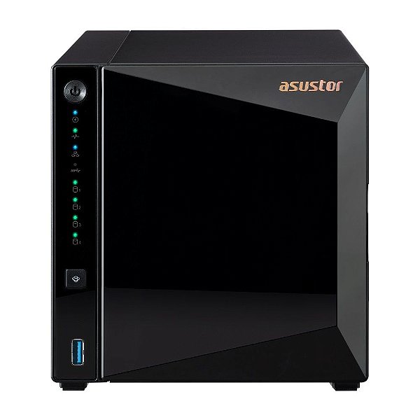 Storage Asustor 4-Baias AS3304T Realtek RTD1296 1.4GHz 2GB 1 x 2.5GbE Torre