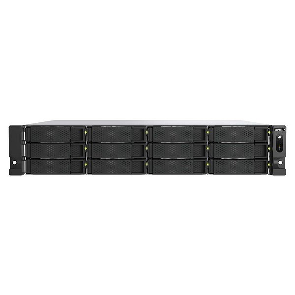 Storage QNAP 12-Baias TS-h1277AXU-RP AMD RYZ5700 16GB DDR5 2.5GbE 2 10GbE