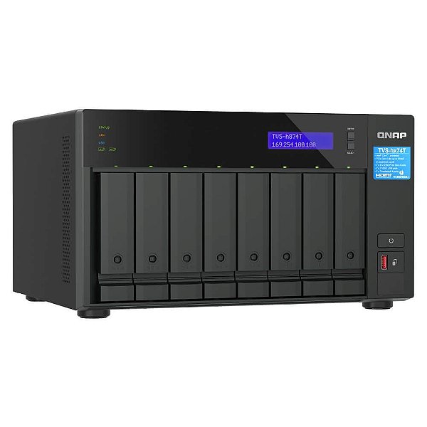 Storage QNAP 8-Baias TVS-h874T Intel Core i7 32GB 2 × 16GB 4 2, PCIe Gen4