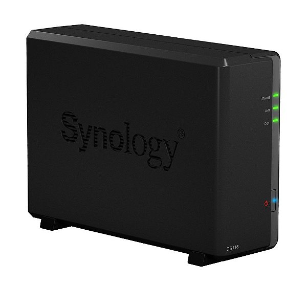 Storage Synology 1-Baia DS118 Realtek RTD1296 1.4GHz 1GB 1x Gigabit Torre