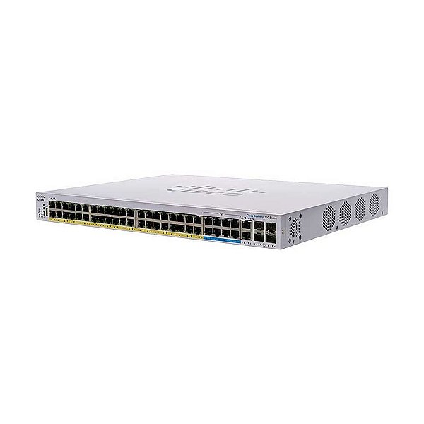 Switch Cisco Cbs350 Managed 48-Port Ge Full Poe, 4X10G CBS350-48FP-4X-BR