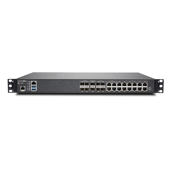Firewall Sonicwall Nsa 3650 Segurança Roteador Preto 01-SSC-3215