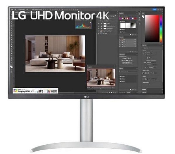 Monitor LG 27" 5ms Ajuste de Altura IPS FHD 27UP650-W
